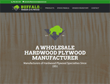 Tablet Screenshot of buffaloveneerandplywood.com